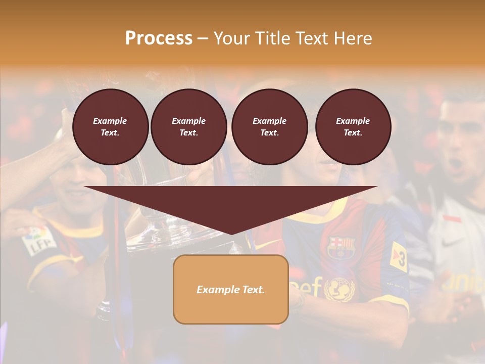 La Liga League Puyol PowerPoint Template