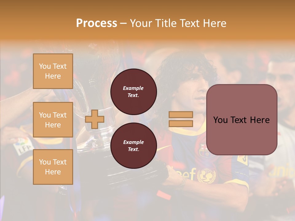 La Liga League Puyol PowerPoint Template
