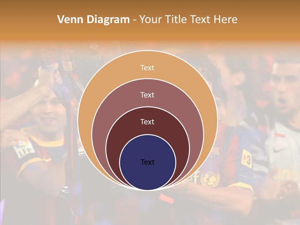 La Liga League Puyol PowerPoint Template