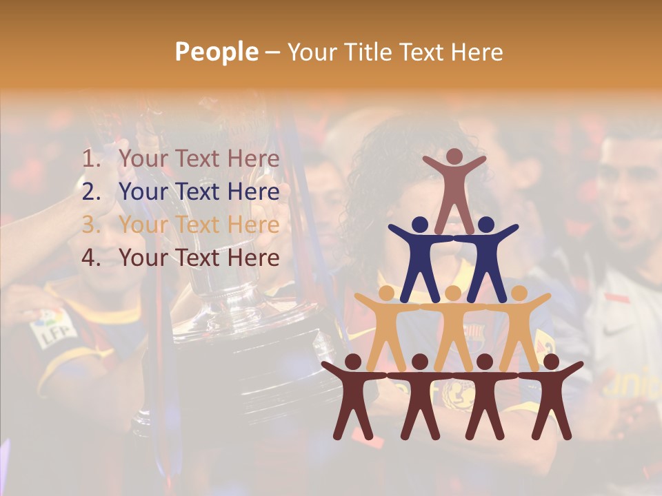 La Liga League Puyol PowerPoint Template