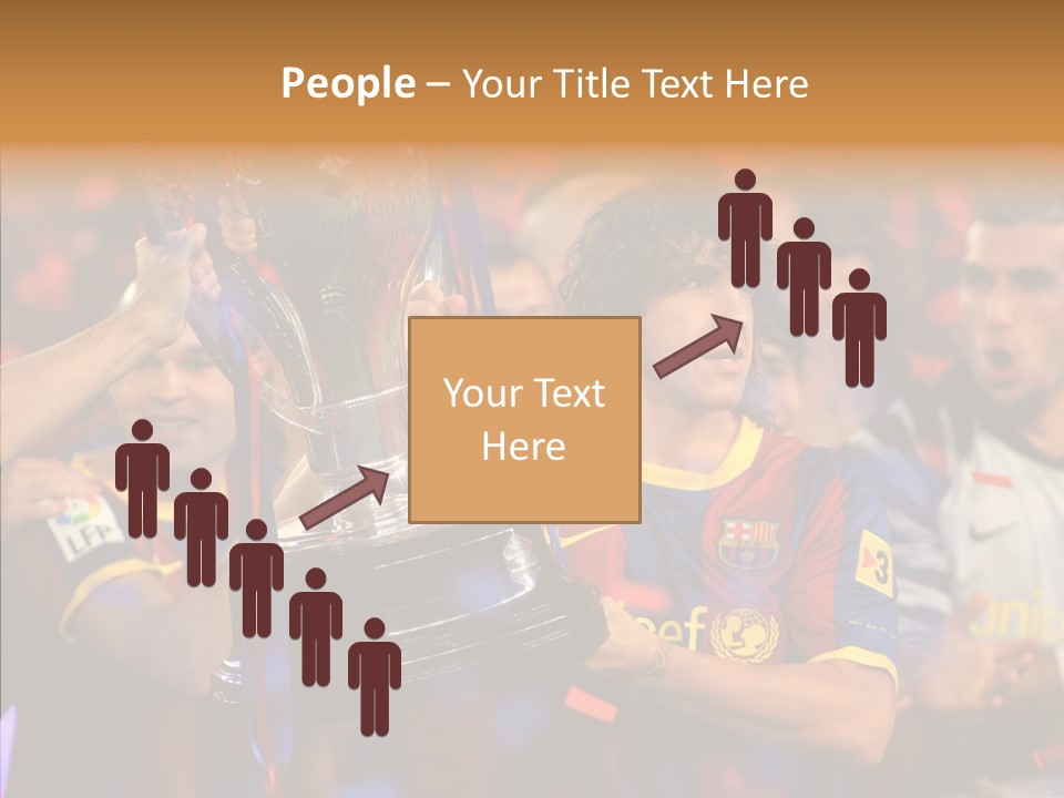 La Liga League Puyol PowerPoint Template