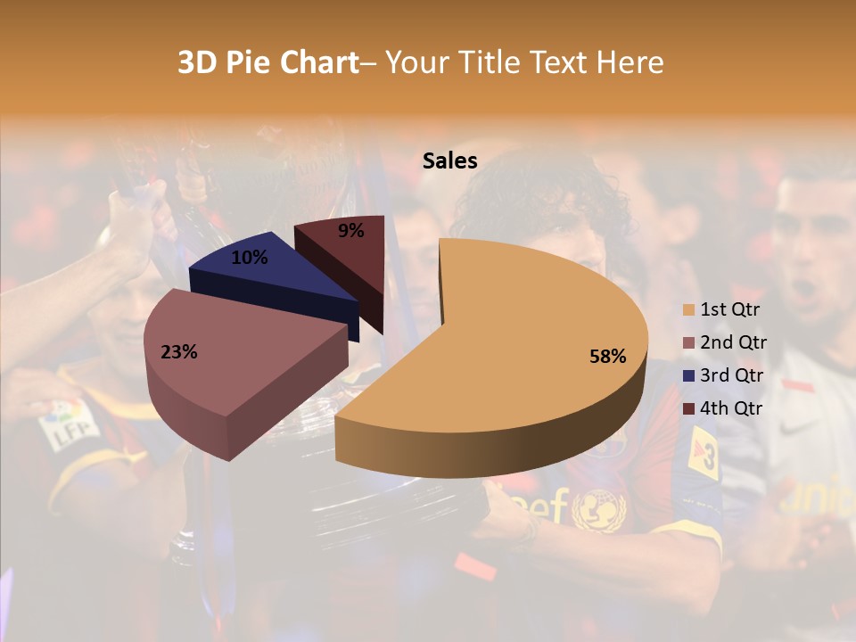 La Liga League Puyol PowerPoint Template