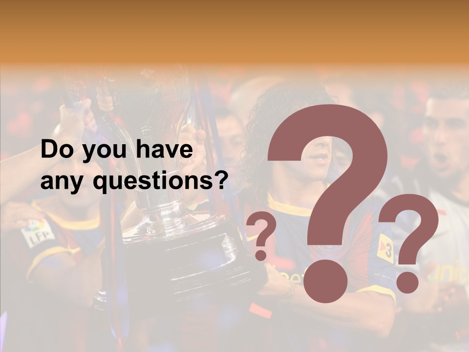 La Liga League Puyol PowerPoint Template