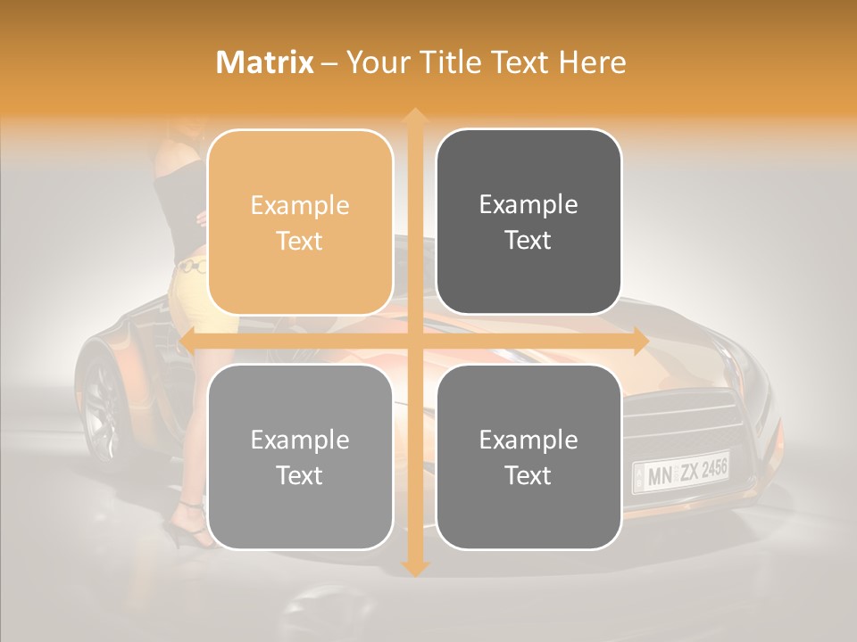 Beauty Coupe Cute PowerPoint Template