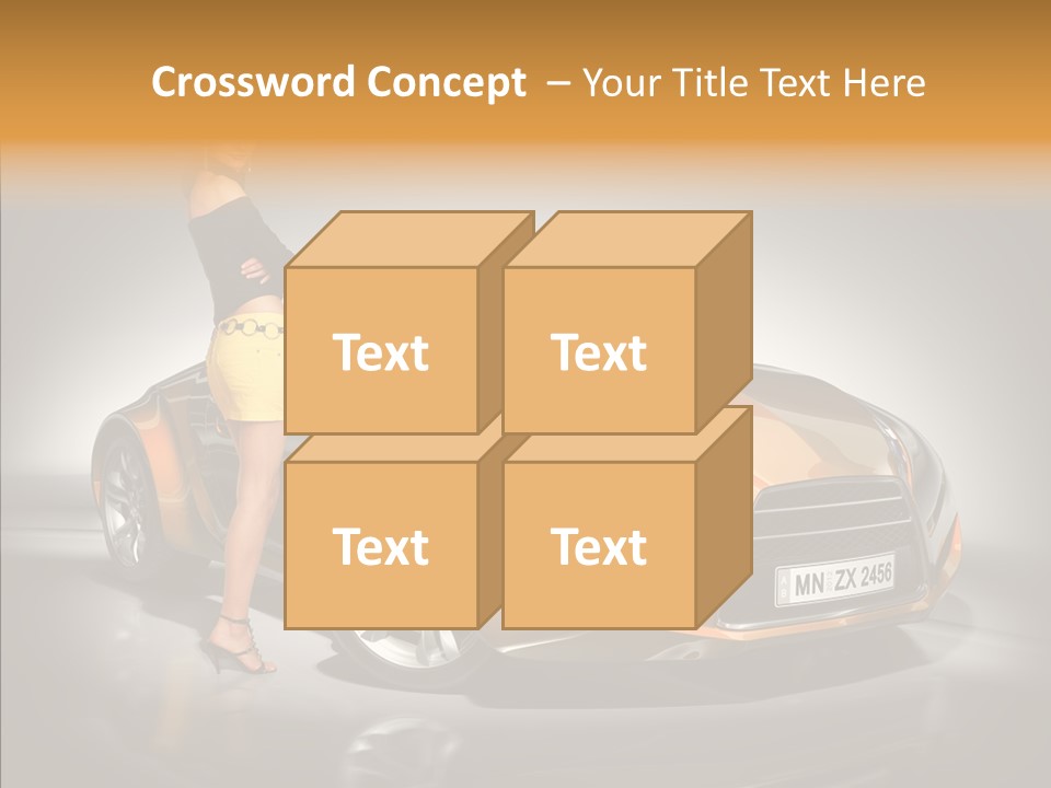 Beauty Coupe Cute PowerPoint Template