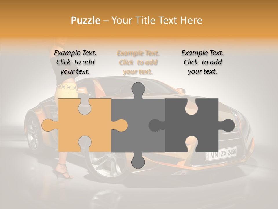 Beauty Coupe Cute PowerPoint Template