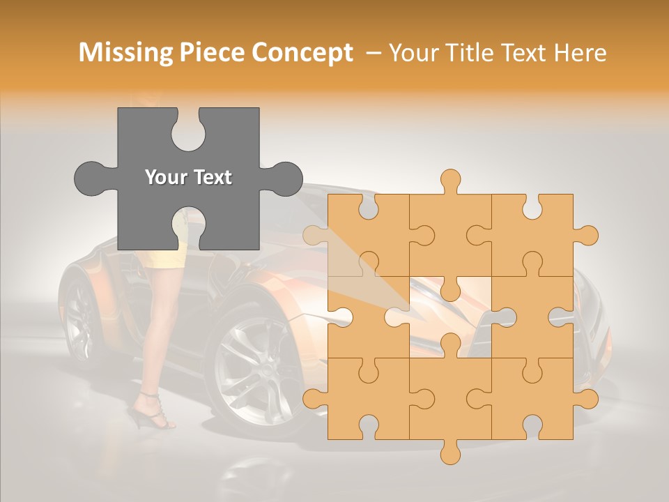 Beauty Coupe Cute PowerPoint Template