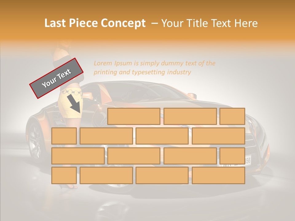 Beauty Coupe Cute PowerPoint Template