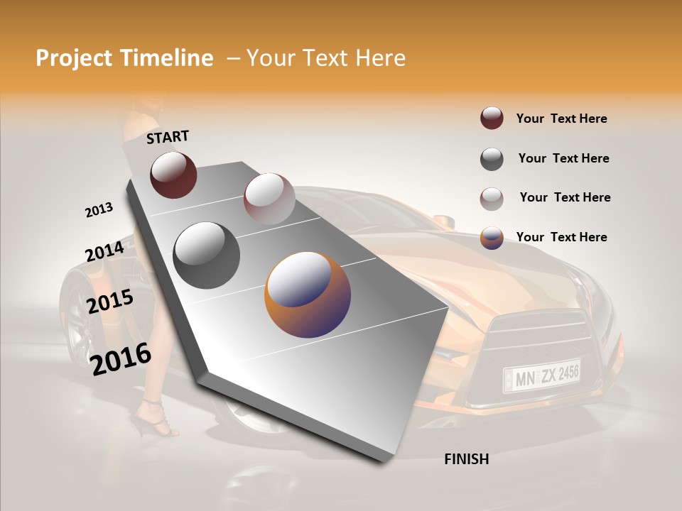 Beauty Coupe Cute PowerPoint Template