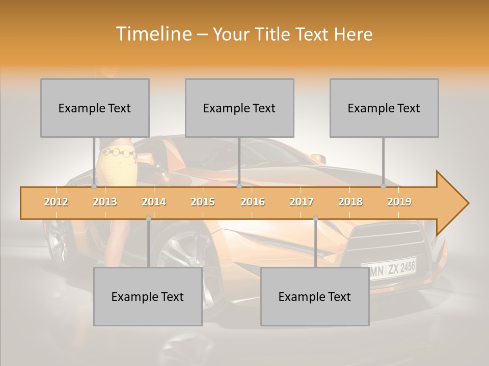 Beauty Coupe Cute PowerPoint Template
