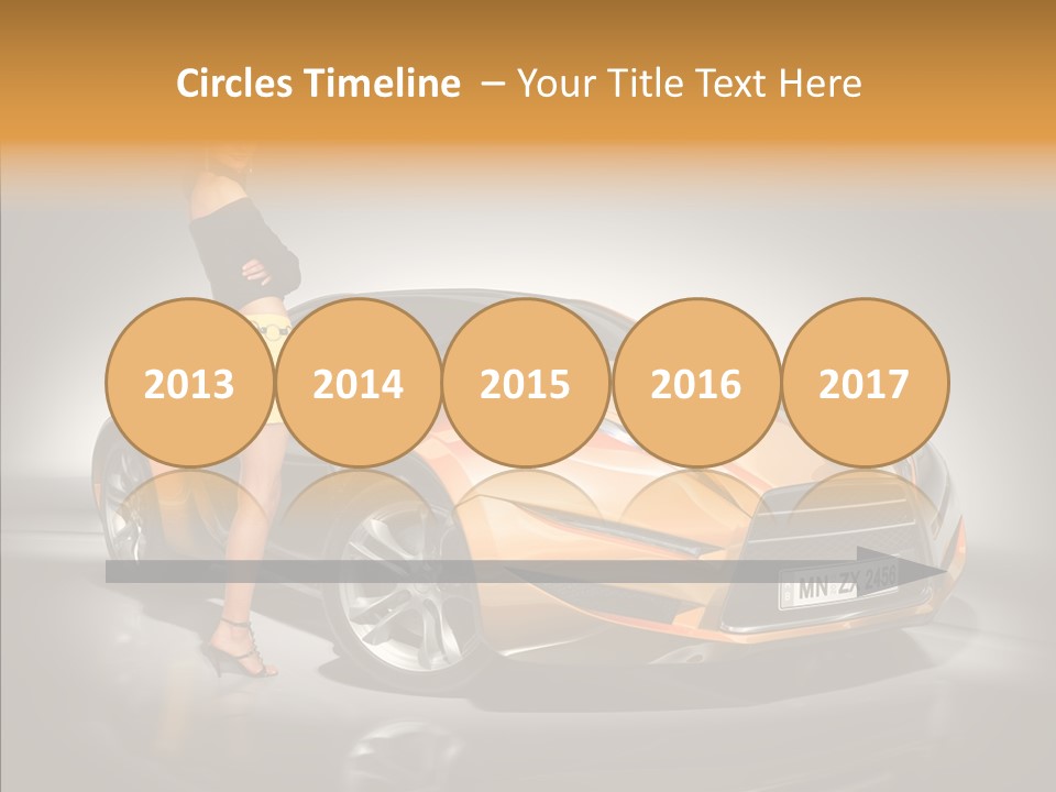 Beauty Coupe Cute PowerPoint Template