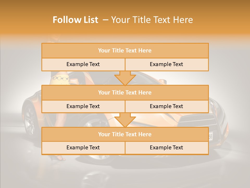 Beauty Coupe Cute PowerPoint Template