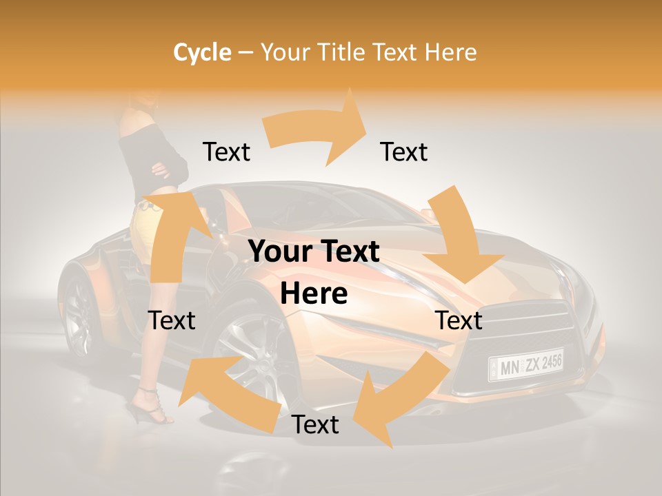 Beauty Coupe Cute PowerPoint Template