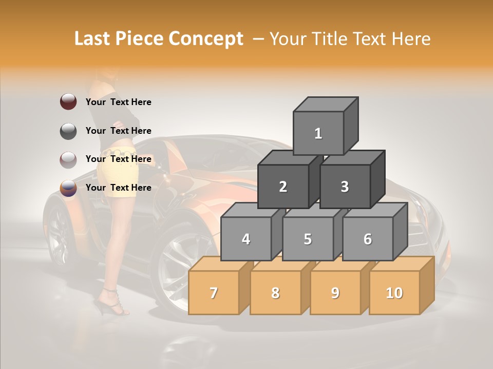 Beauty Coupe Cute PowerPoint Template