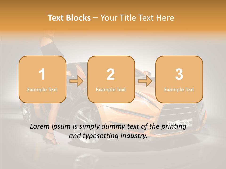 Beauty Coupe Cute PowerPoint Template