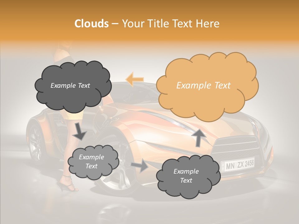 Beauty Coupe Cute PowerPoint Template