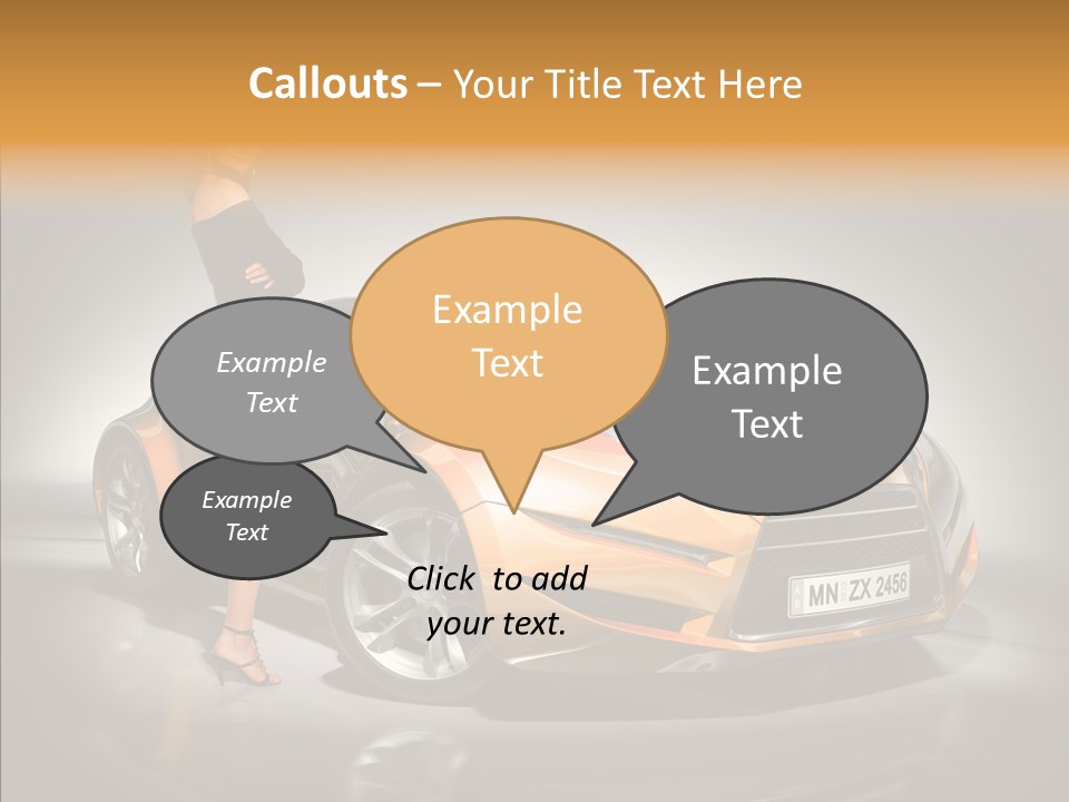 Beauty Coupe Cute PowerPoint Template