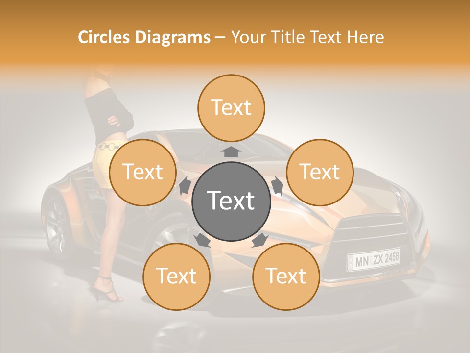 Beauty Coupe Cute PowerPoint Template