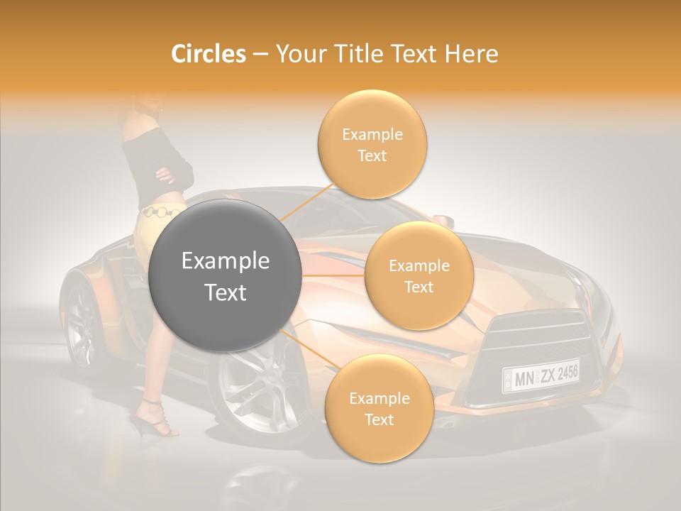 Beauty Coupe Cute PowerPoint Template