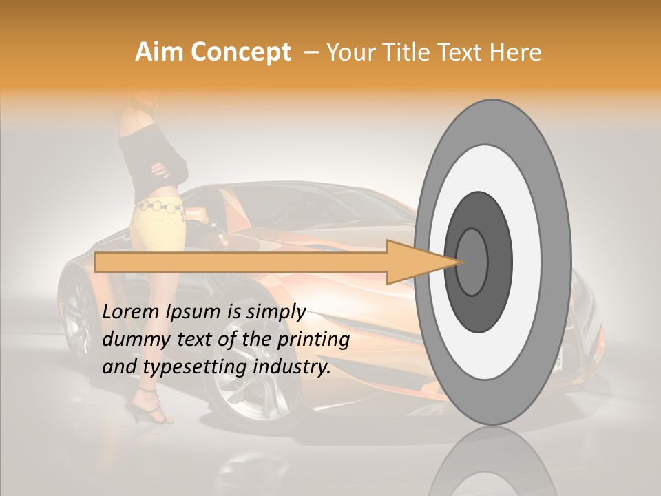 Beauty Coupe Cute PowerPoint Template