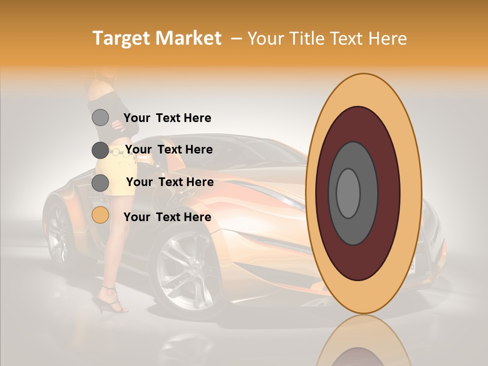 Beauty Coupe Cute PowerPoint Template