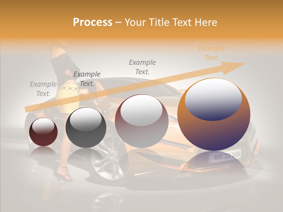 Beauty Coupe Cute PowerPoint Template