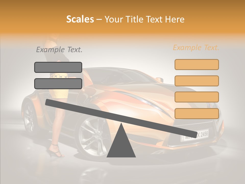Beauty Coupe Cute PowerPoint Template