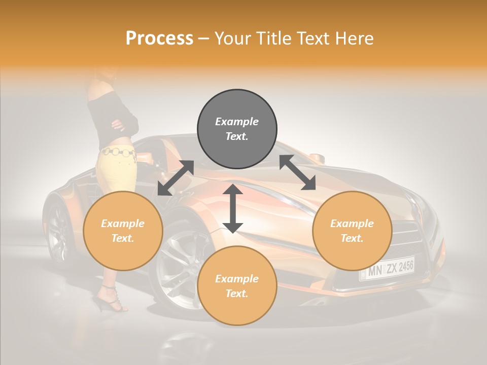 Beauty Coupe Cute PowerPoint Template