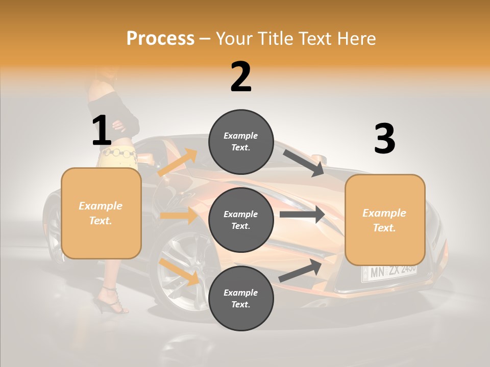 Beauty Coupe Cute PowerPoint Template