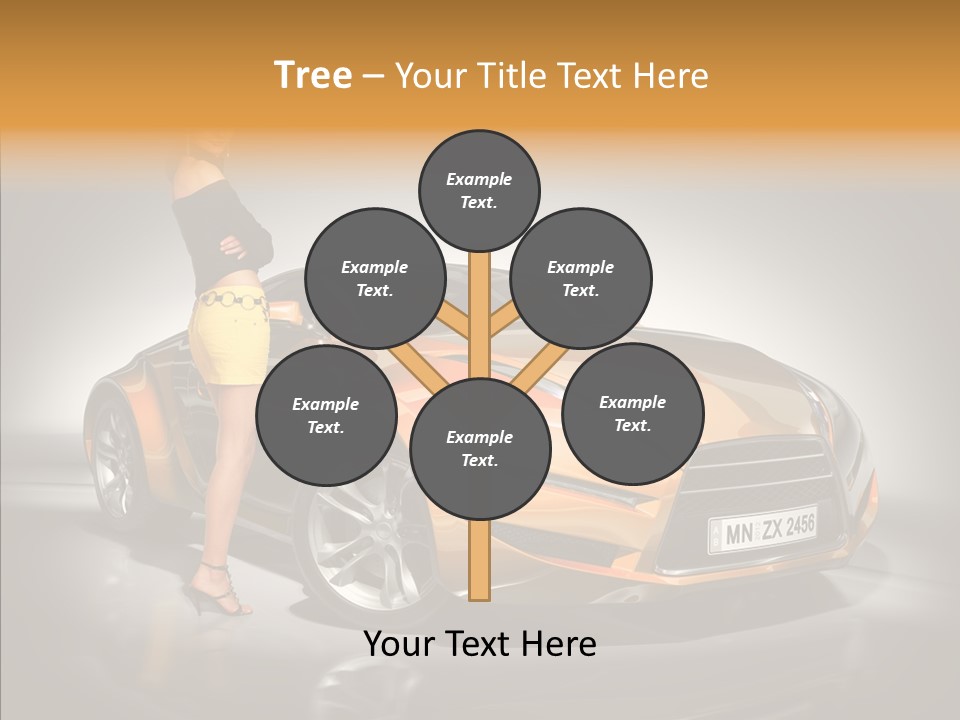 Beauty Coupe Cute PowerPoint Template