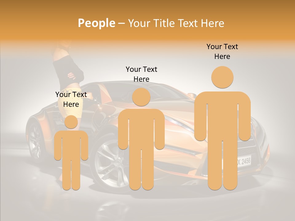 Beauty Coupe Cute PowerPoint Template