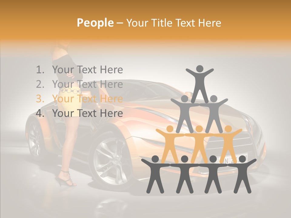 Beauty Coupe Cute PowerPoint Template