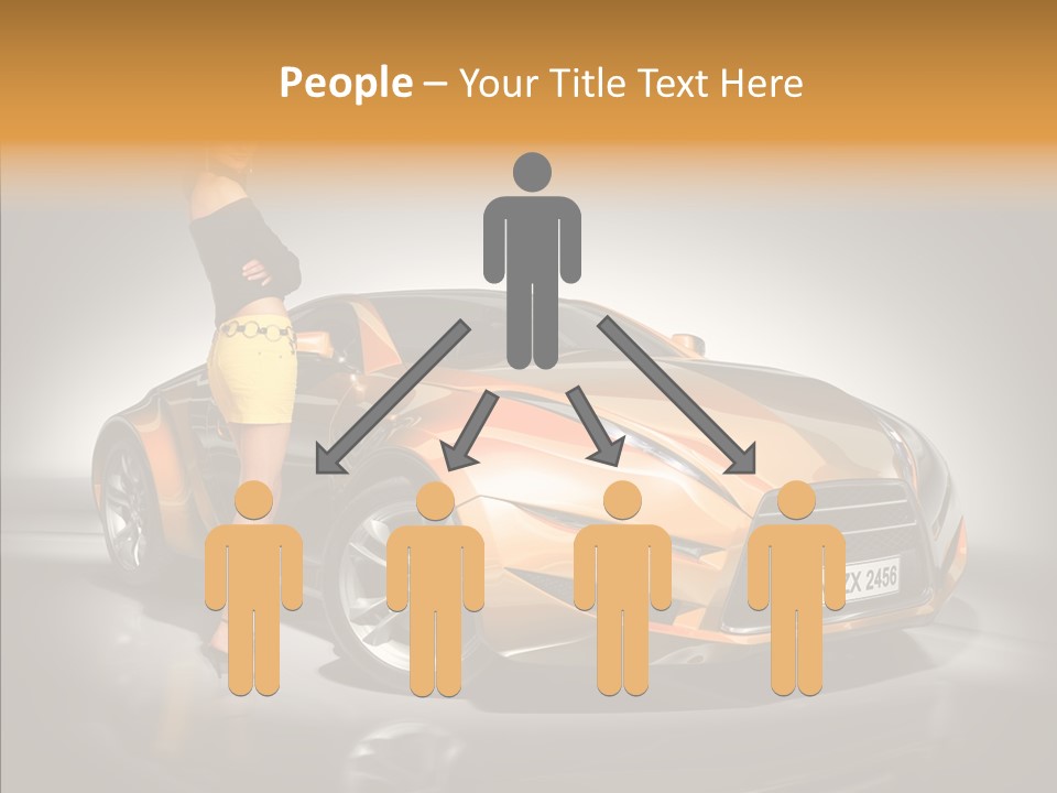 Beauty Coupe Cute PowerPoint Template