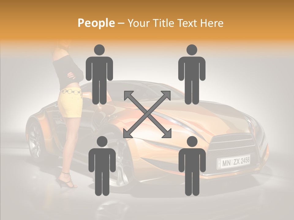 Beauty Coupe Cute PowerPoint Template