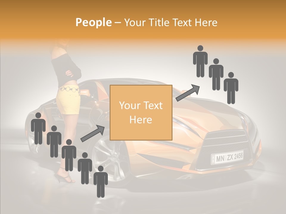 Beauty Coupe Cute PowerPoint Template