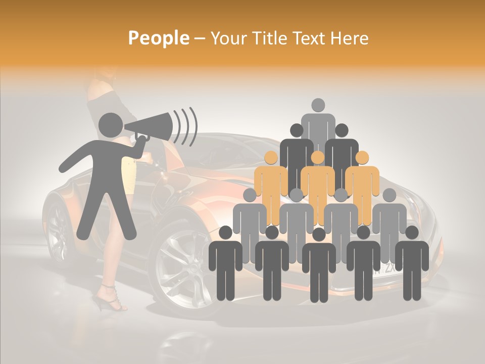 Beauty Coupe Cute PowerPoint Template