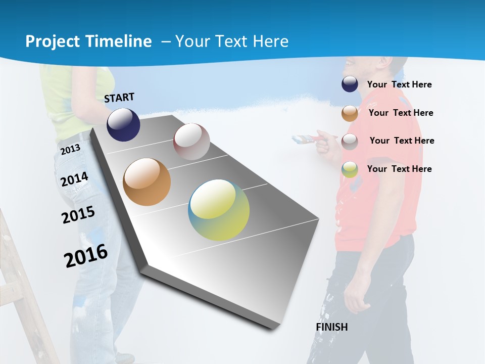 Boyfriend Young Looking PowerPoint Template