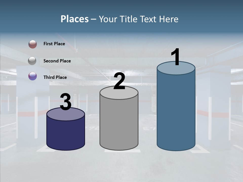 Parking Pipe Reflection PowerPoint Template