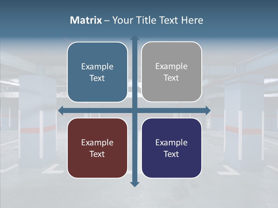 Parking Pipe Reflection PowerPoint Template