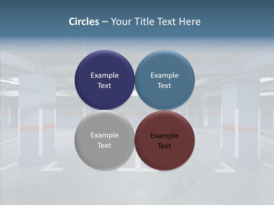 Parking Pipe Reflection PowerPoint Template