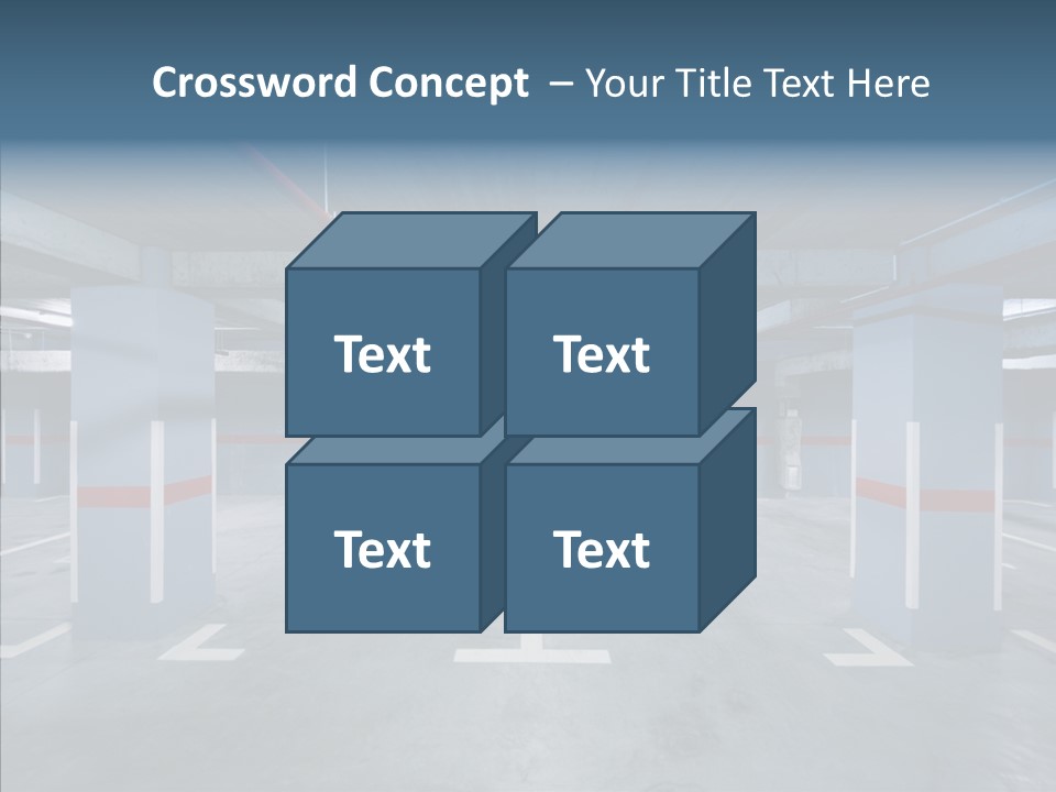 Parking Pipe Reflection PowerPoint Template