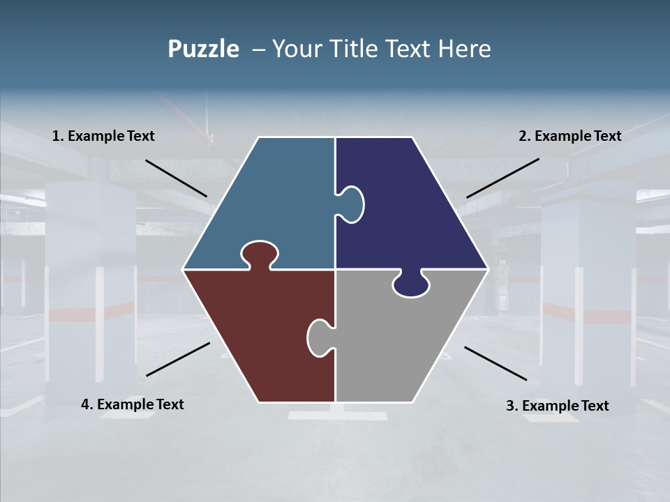 Parking Pipe Reflection PowerPoint Template