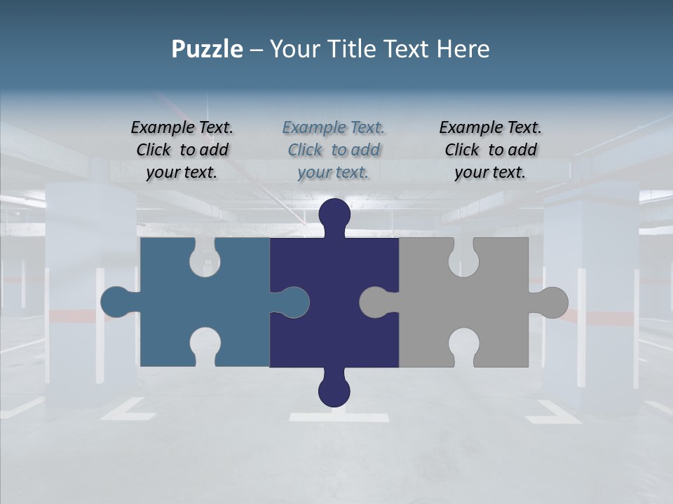 Parking Pipe Reflection PowerPoint Template