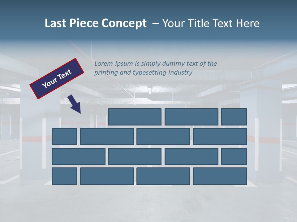 Parking Pipe Reflection PowerPoint Template