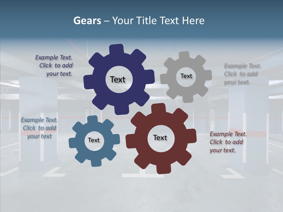 Parking Pipe Reflection PowerPoint Template