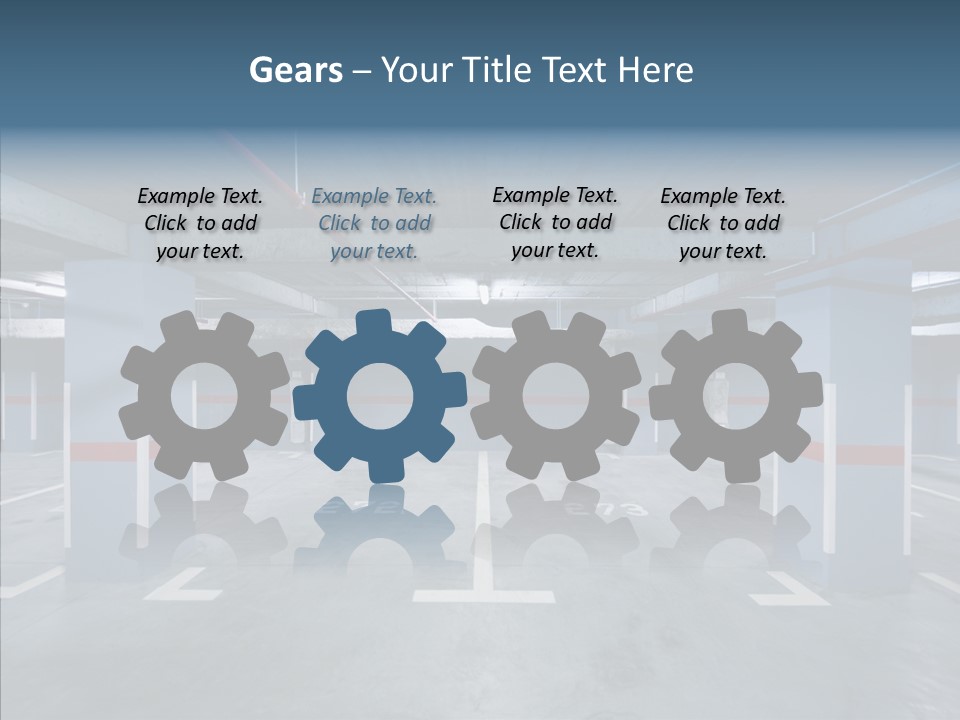 Parking Pipe Reflection PowerPoint Template