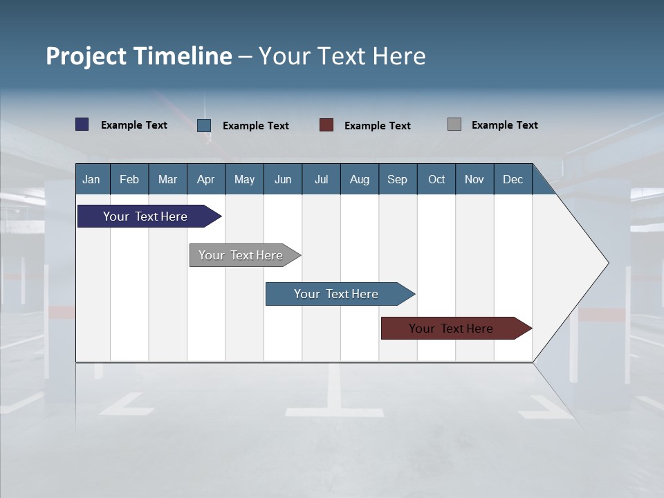 Parking Pipe Reflection PowerPoint Template