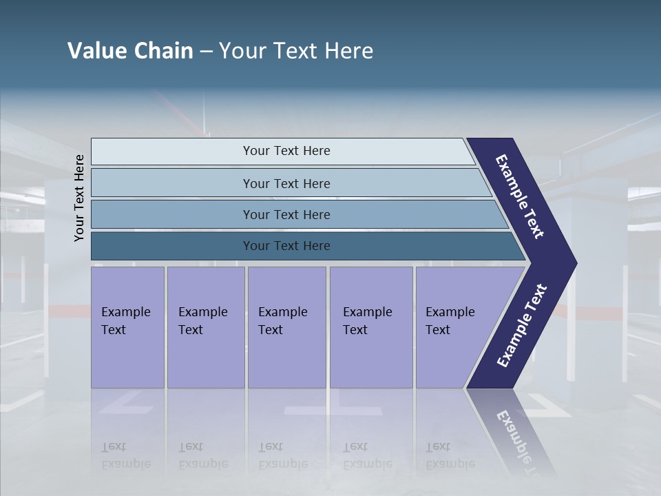 Parking Pipe Reflection PowerPoint Template