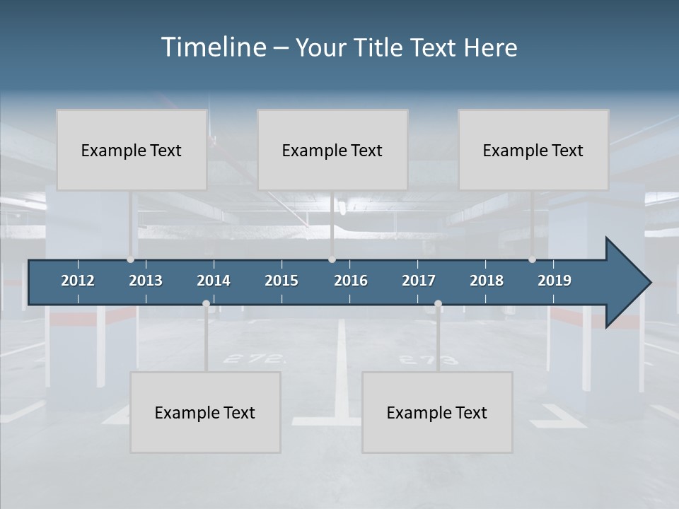 Parking Pipe Reflection PowerPoint Template