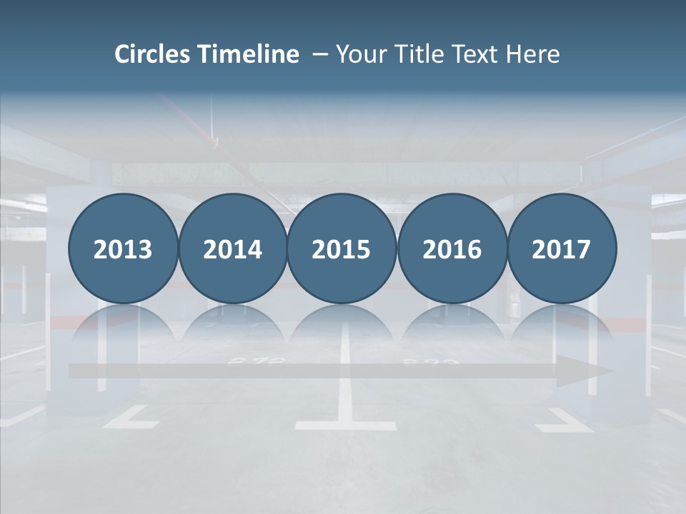 Parking Pipe Reflection PowerPoint Template